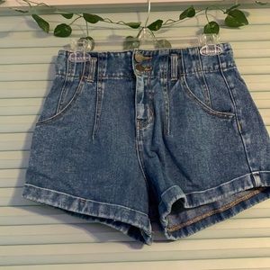 High waisted shorts
